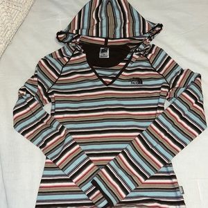 The North face long sleeve with hood